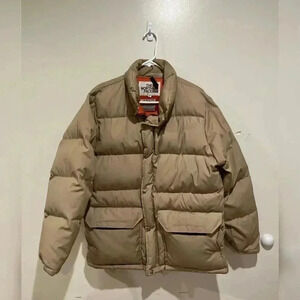 Vintage 1970’s NorthFace Gorpcore Tan Down Puffer Coat